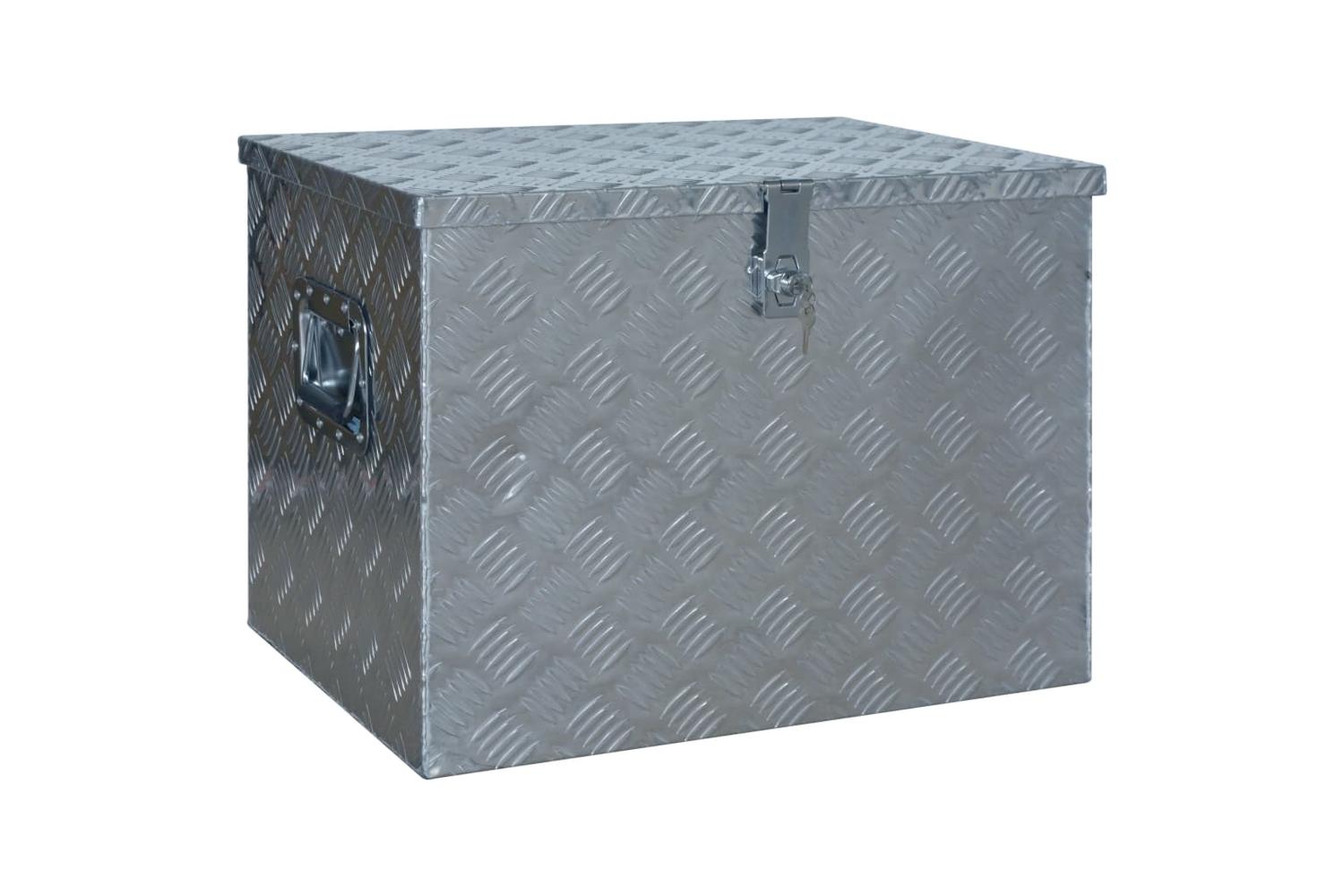 vidaXL 144847 Aluminium Box 610x430x455mm Silver-2