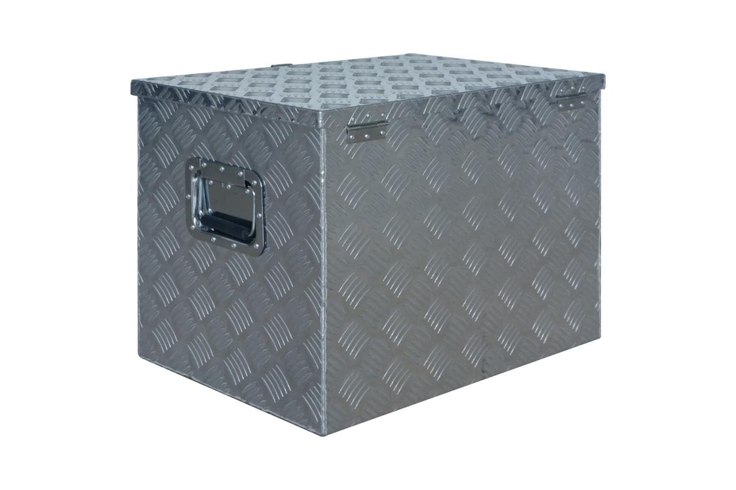 vidaXL 144847 Aluminium Box 610x430x455mm Silver-4