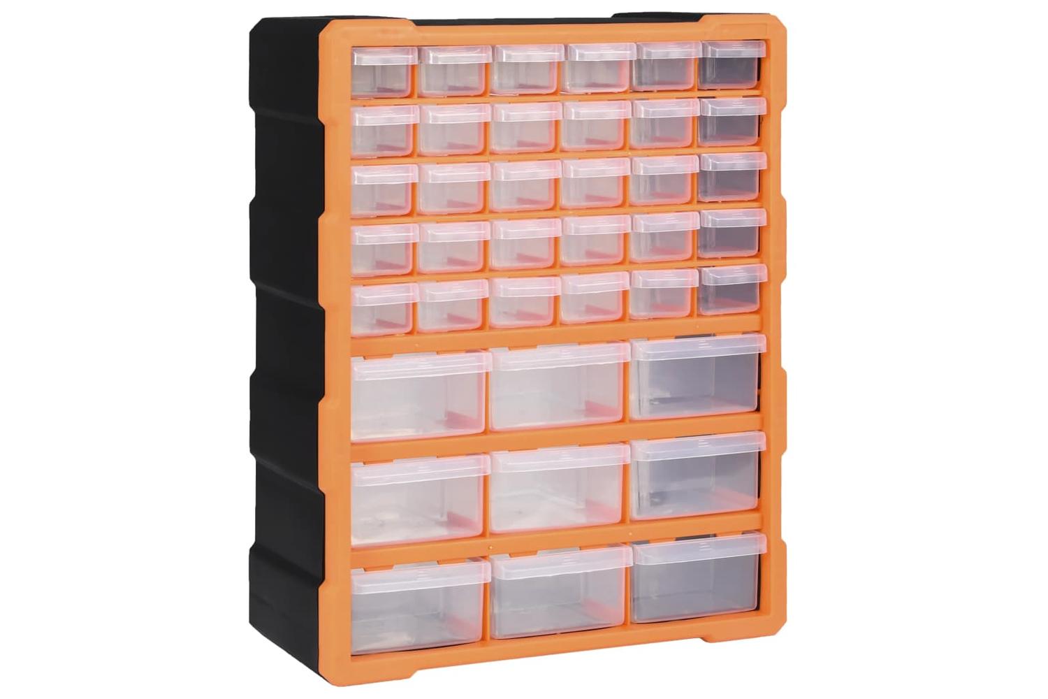 vidaXL 147585 Multi-drawer Organiser With 39 Drawers 38x16x47cm