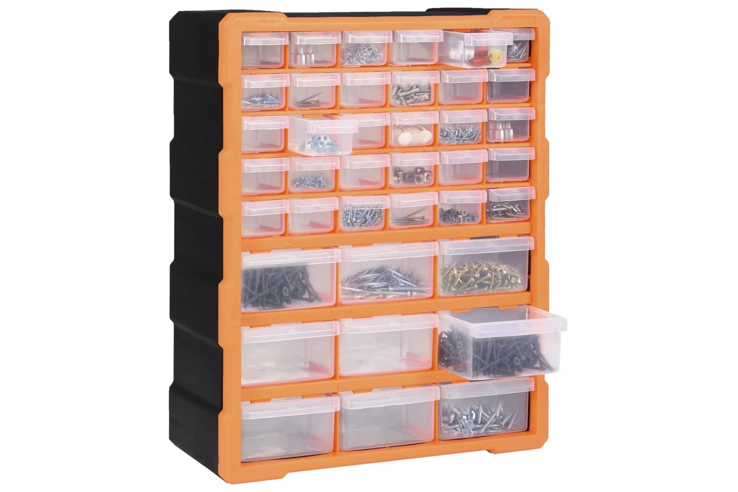 vidaXL 147585 Multi-drawer Organiser With 39 Drawers 38x16x47cm-6