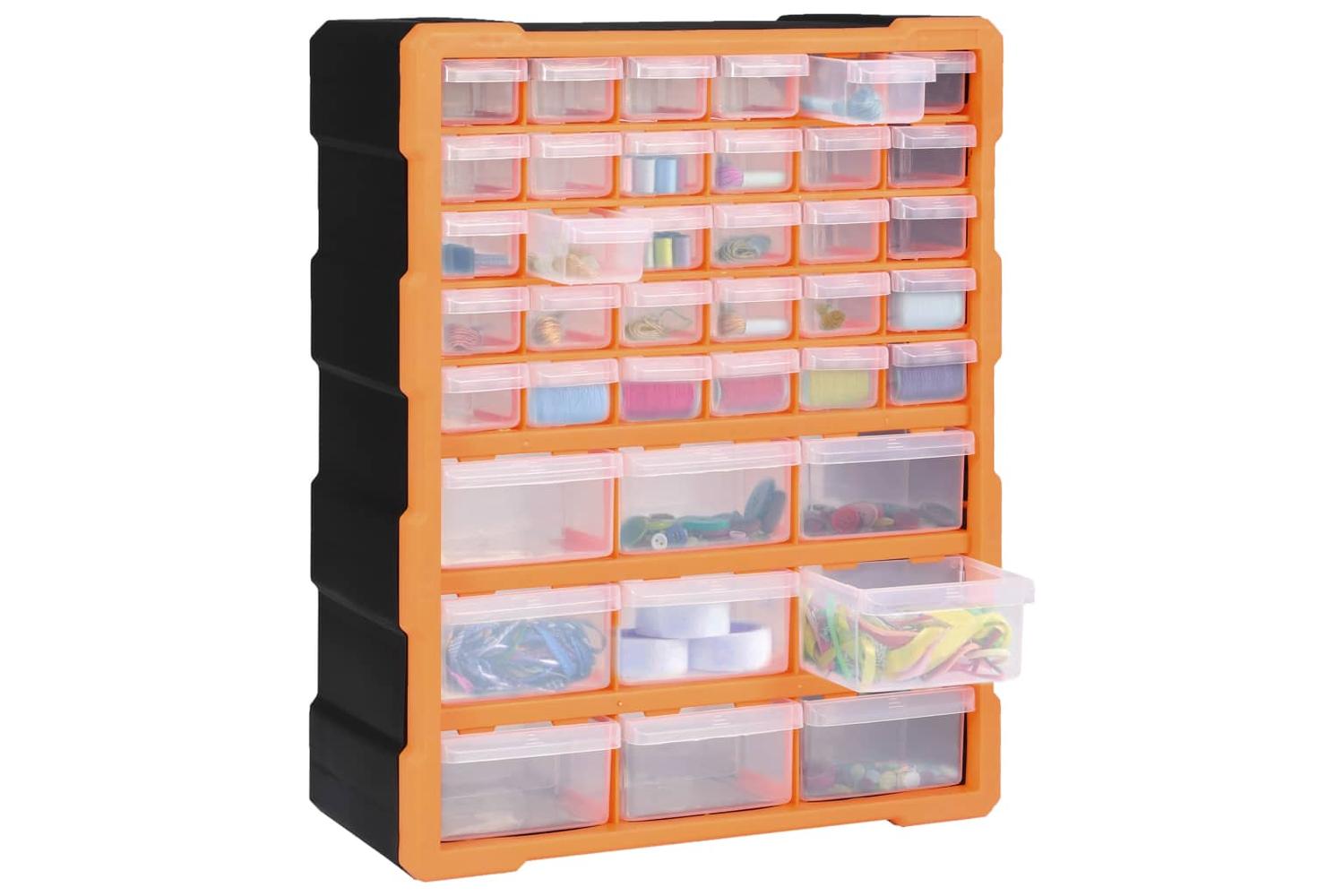 vidaXL 147585 Multi-drawer Organiser With 39 Drawers 38x16x47cm-7