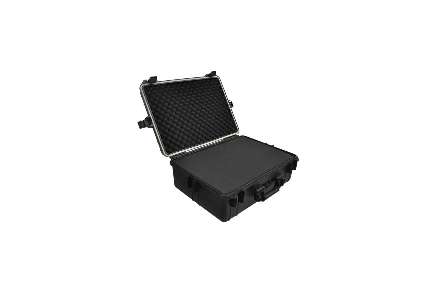 Vidaxl 140173 Transport Hard-case Black W/ Foam 35 Liter Capacity