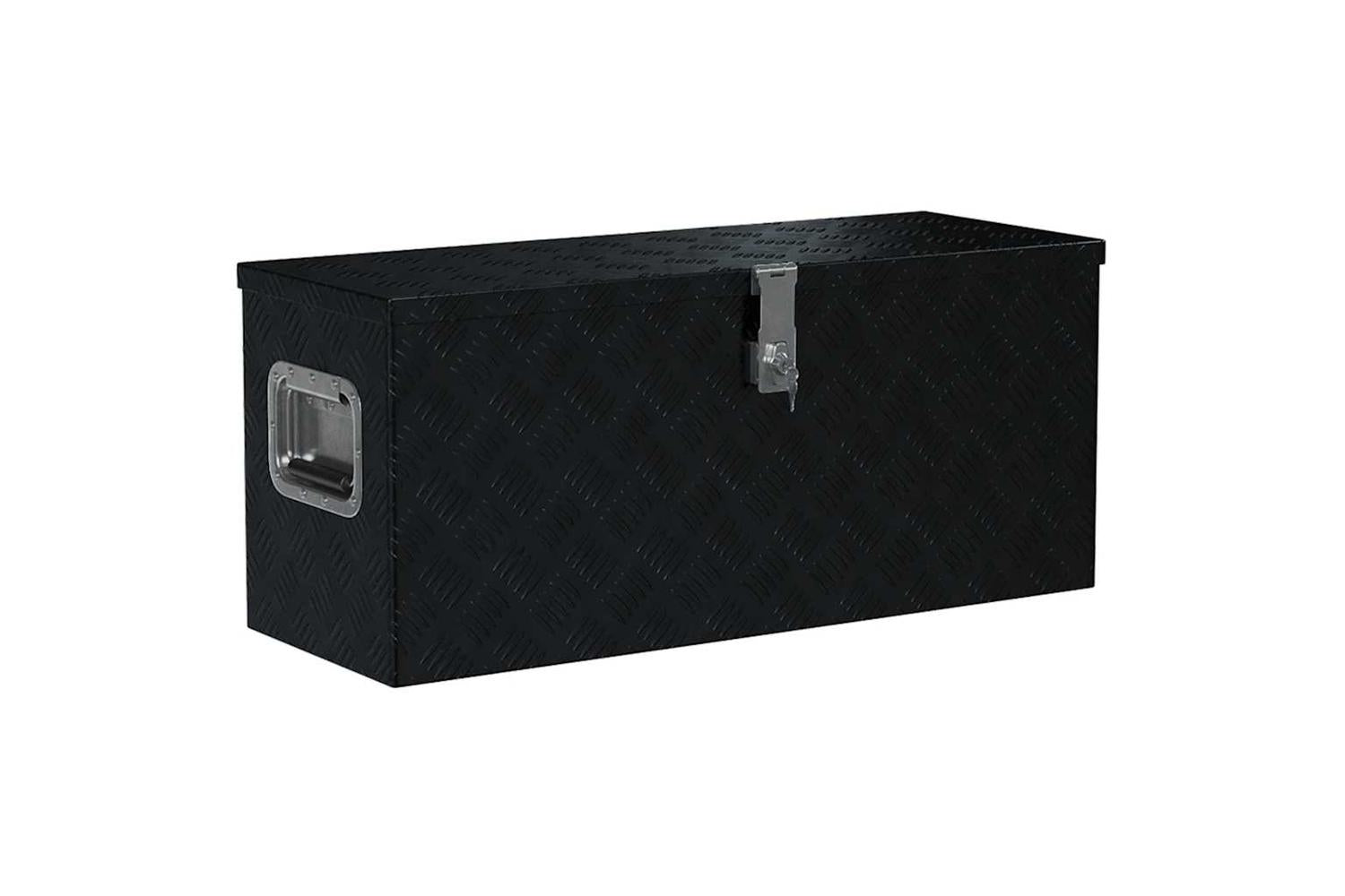vidaXL 142942 Aluminium Box 70x24x42cm Trapezoid Silver