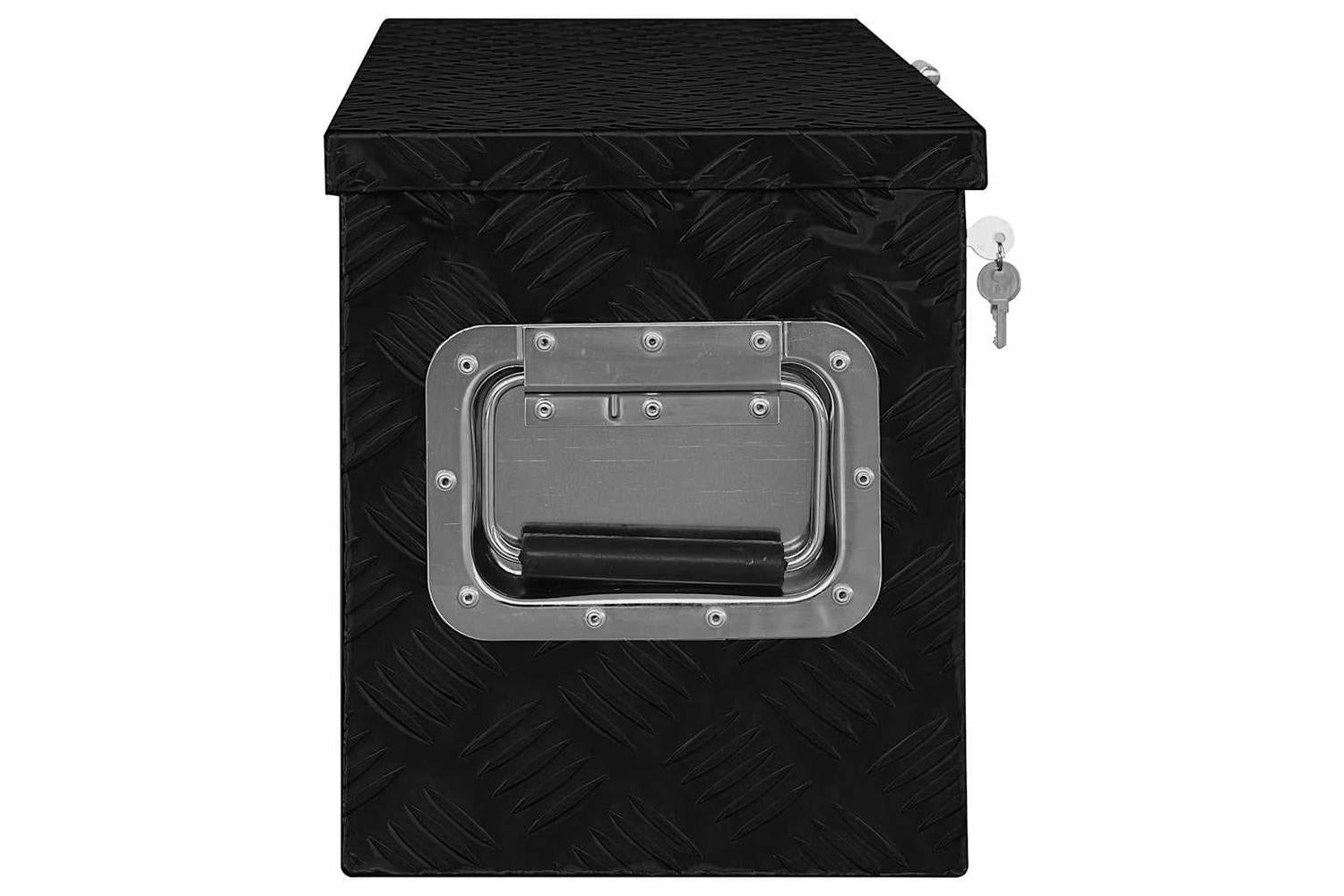 vidaXL 142942 Aluminium Box 70x24x42cm Trapezoid Silver-3