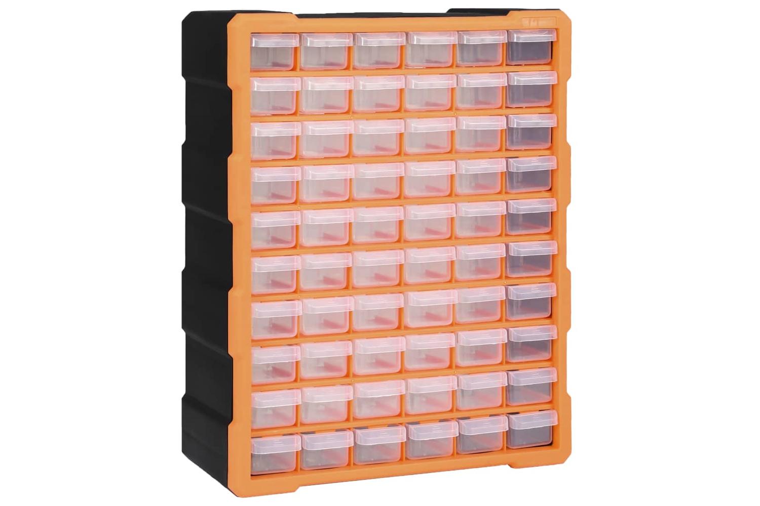 vidaXL 147587 Multi-drawer Organiser With 60 Drawers 38x16x47.5cm