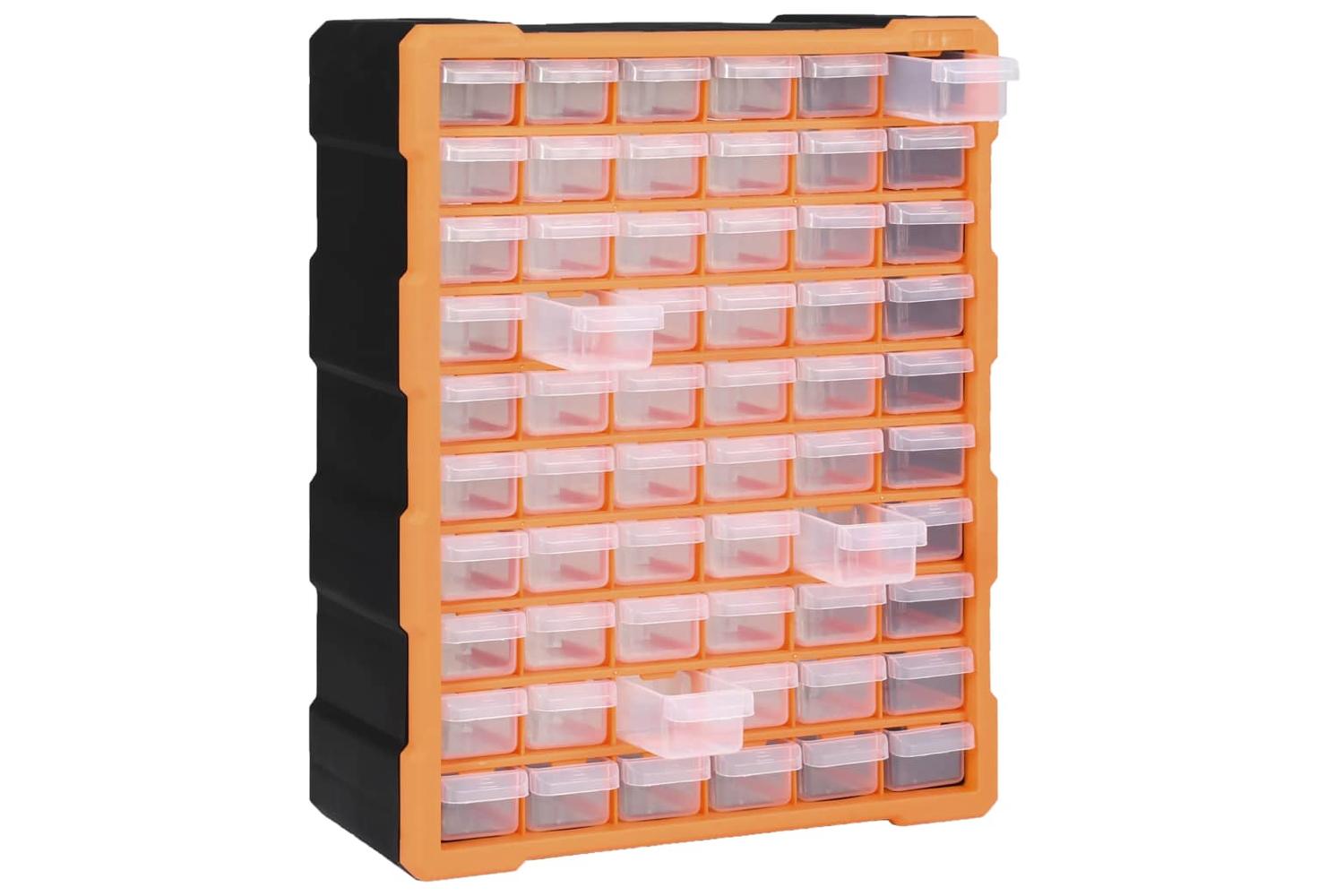 vidaXL 147587 Multi-drawer Organiser With 60 Drawers 38x16x47.5cm-5