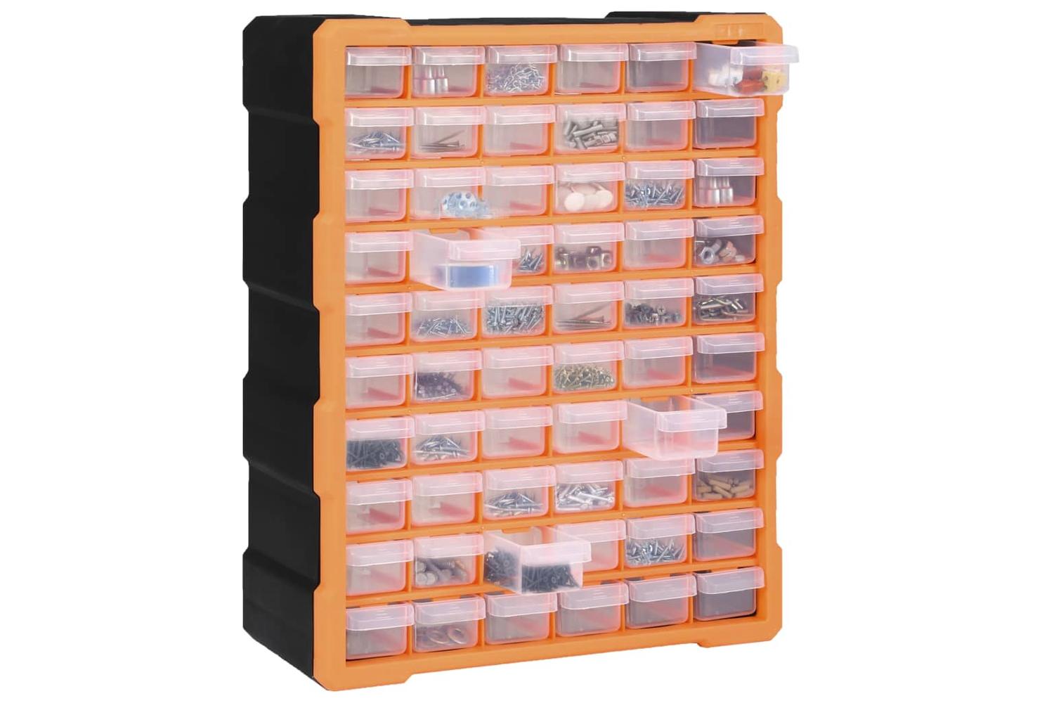 vidaXL 147587 Multi-drawer Organiser With 60 Drawers 38x16x47.5cm-6
