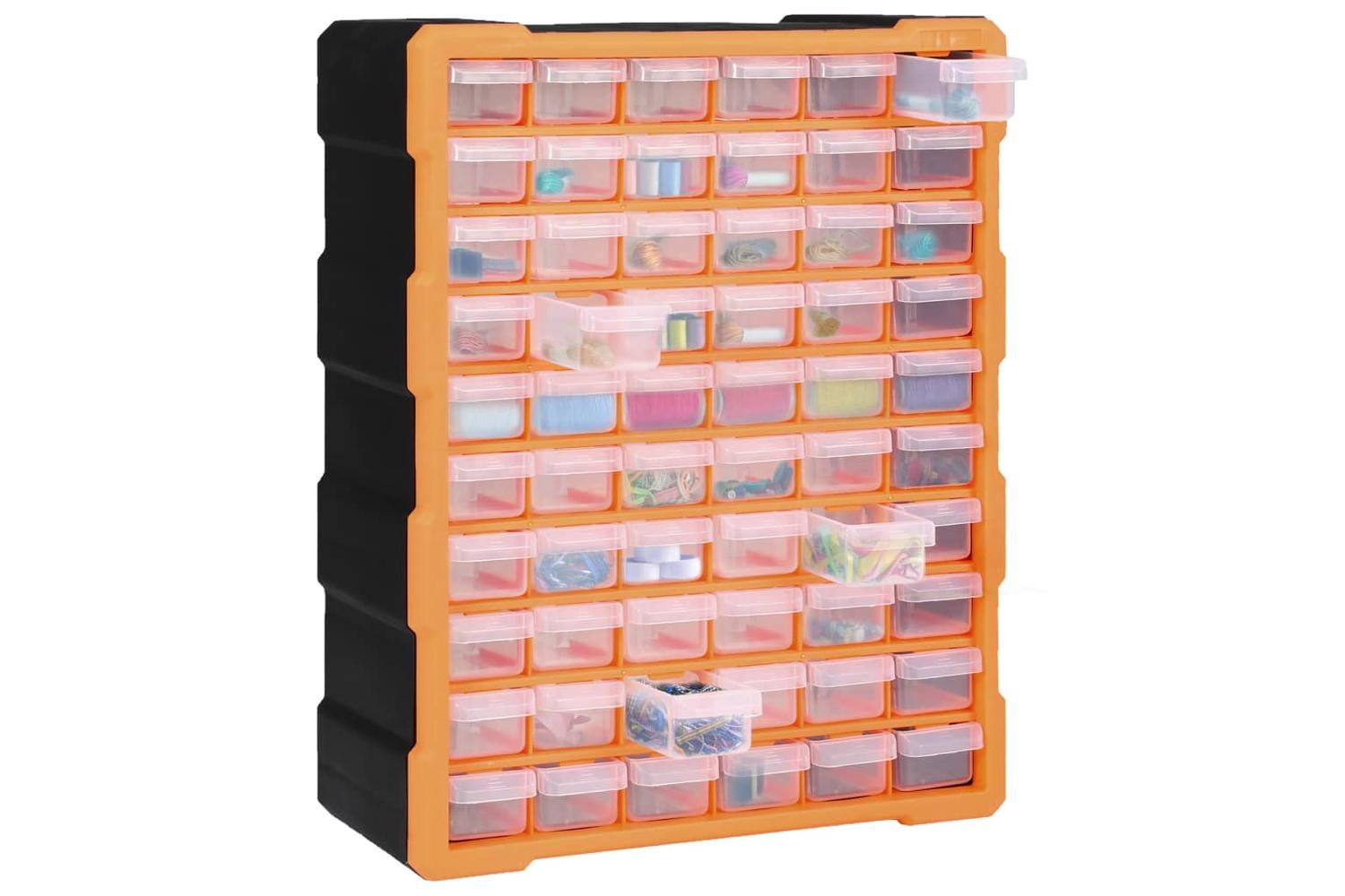 vidaXL 147587 Multi-drawer Organiser With 60 Drawers 38x16x47.5cm-7