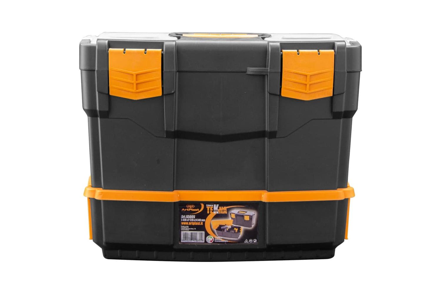 vidaXL 151841 Tool Box 420x220x340mm Pp-2