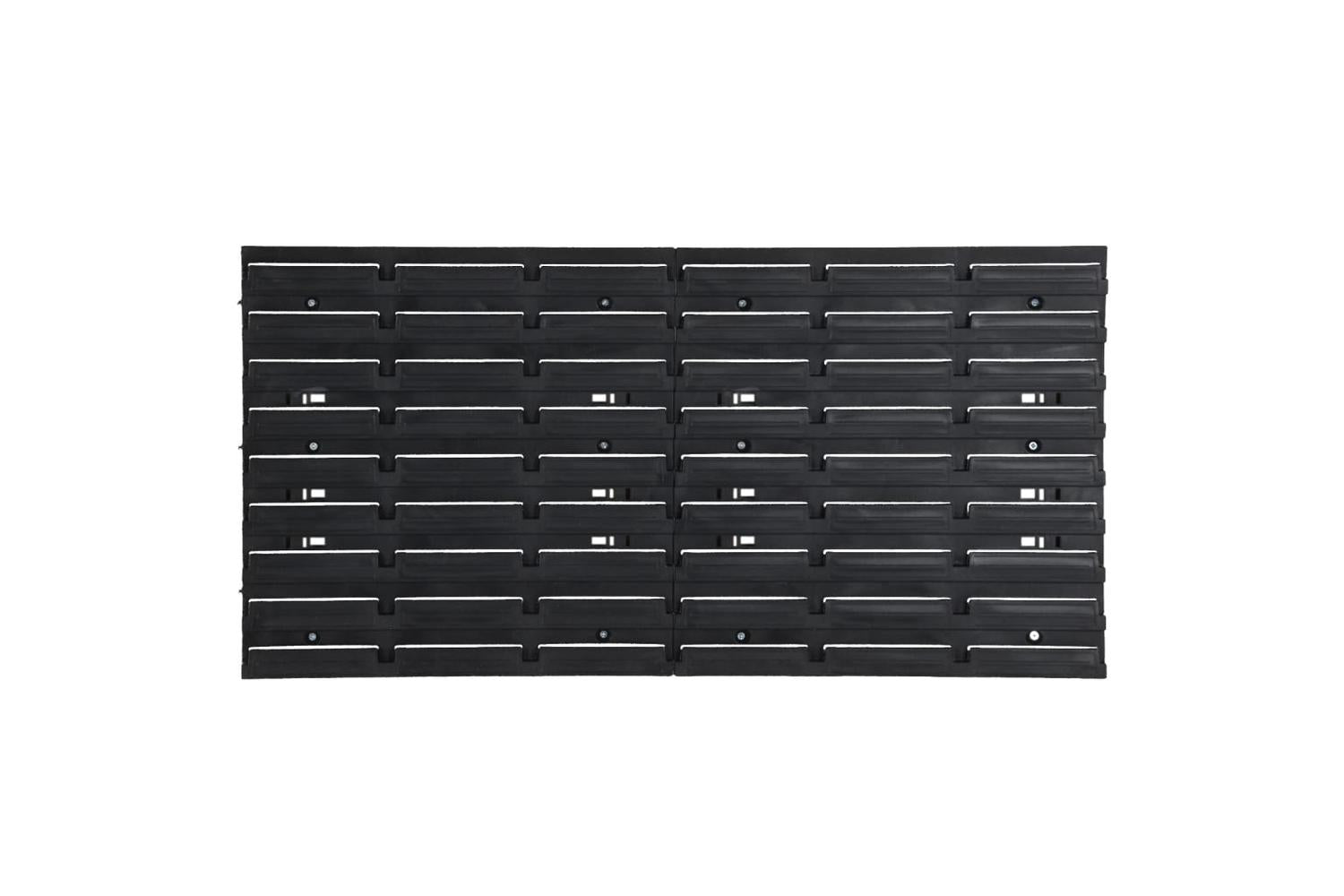 Vidaxl 152204 26 Piece Workshop Shelf Set Red And Black 77x39cm Polypropylene-4