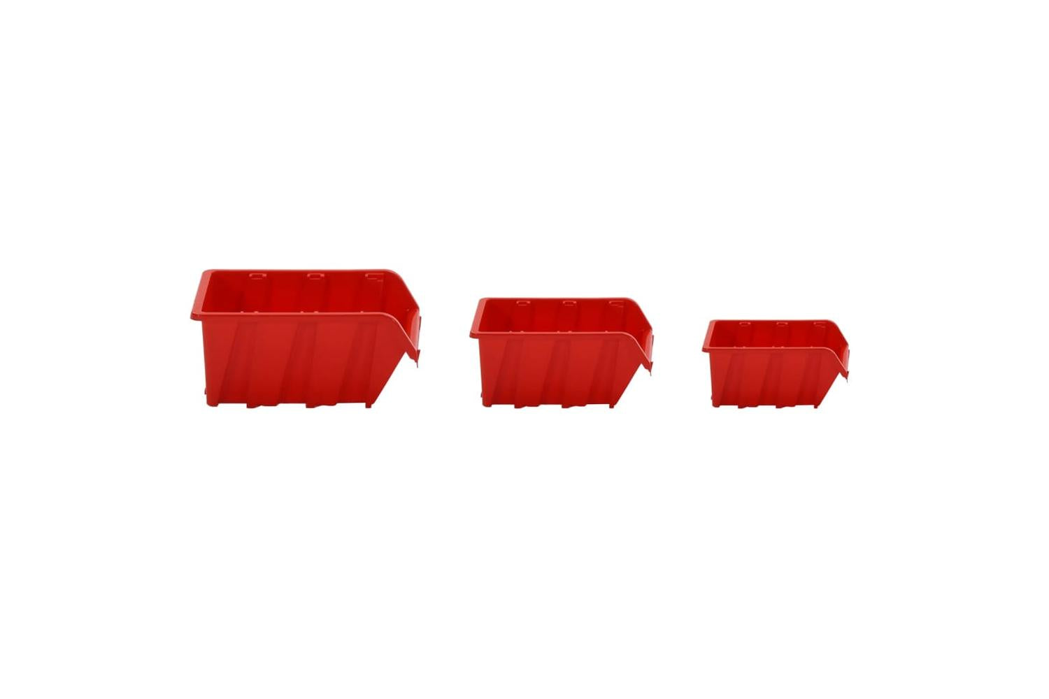 Vidaxl 152204 26 Piece Workshop Shelf Set Red And Black 77x39cm Polypropylene-7
