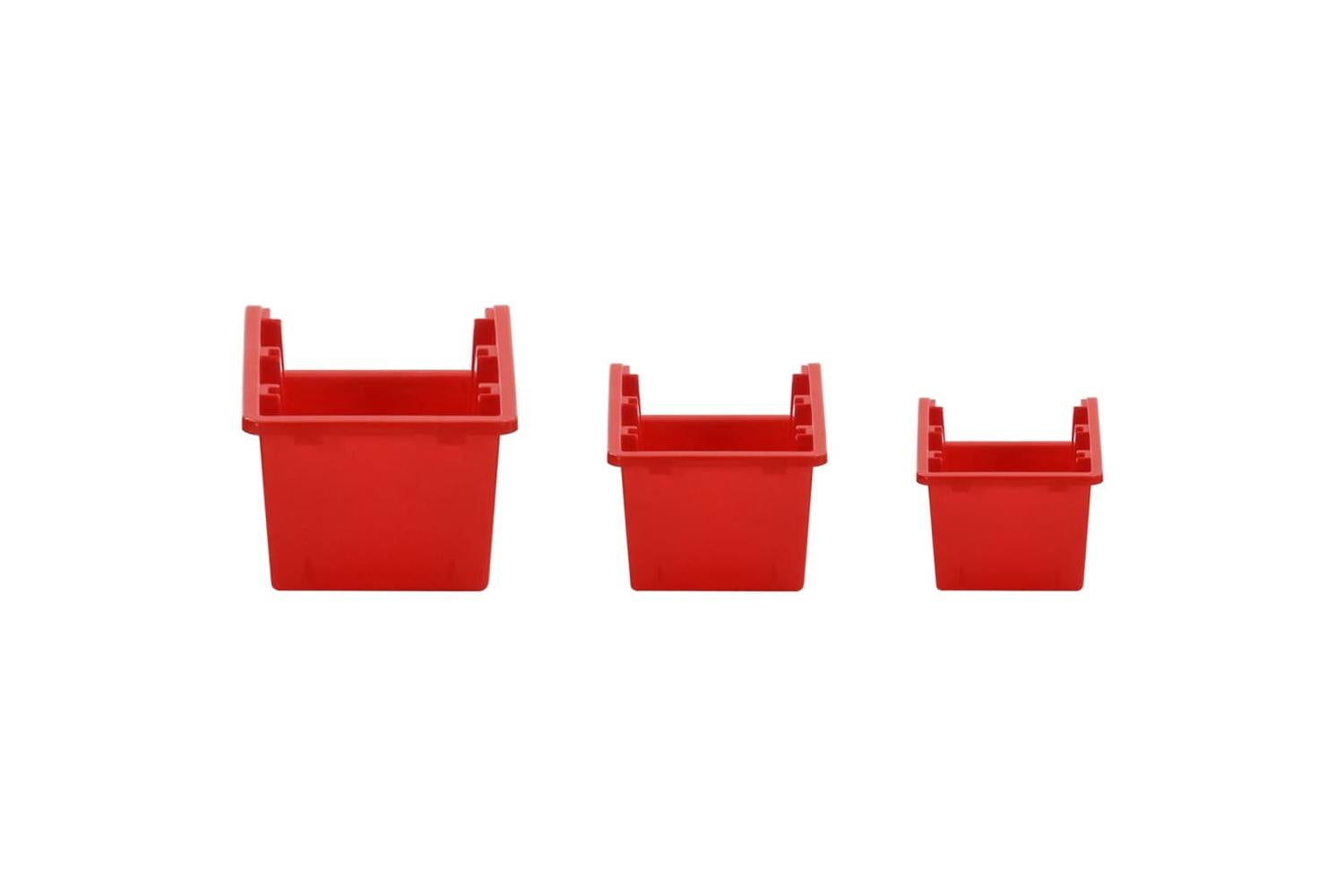 Vidaxl 152204 26 Piece Workshop Shelf Set Red And Black 77x39cm Polypropylene-8