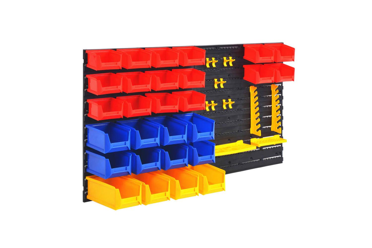 Vidaxl 142818 Wall-mountable Garage Tool Organiser