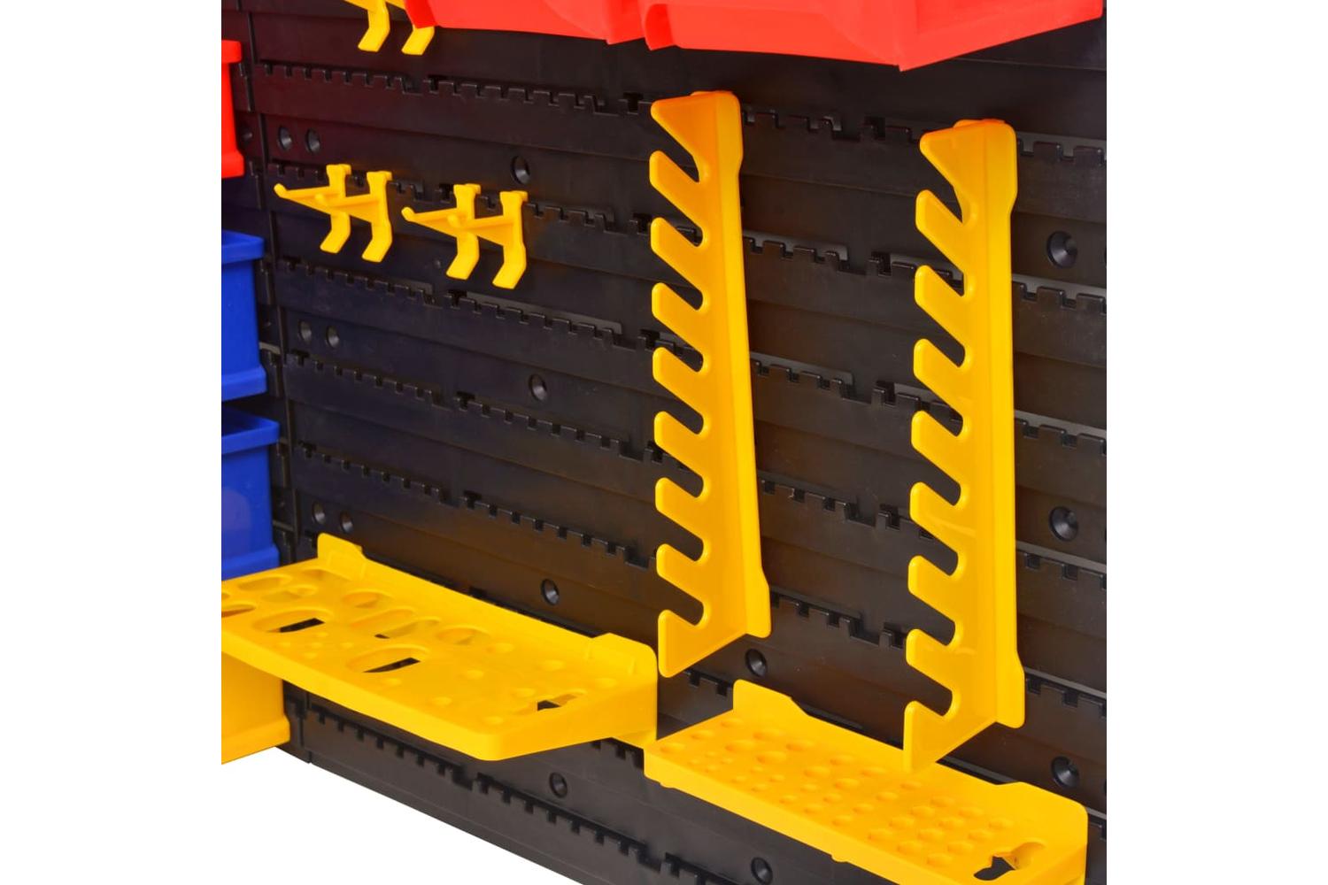 Vidaxl 142818 Wall-mountable Garage Tool Organiser-3
