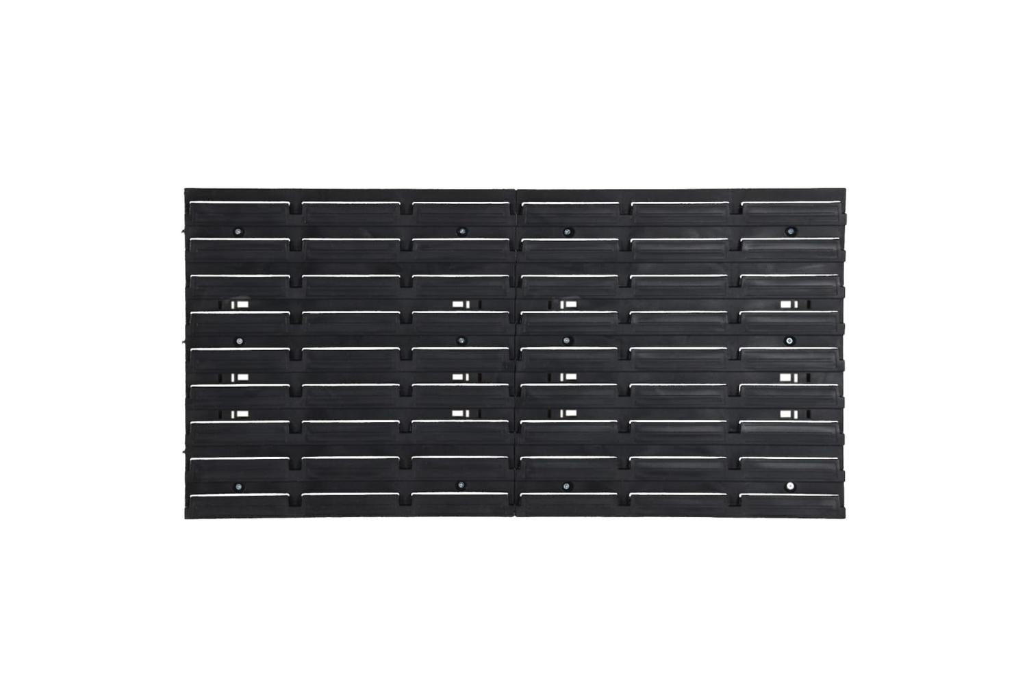 Vidaxl 152203 30 Piece Workshop Shelf Set Red And Black 77x39cm Polypropylene-4