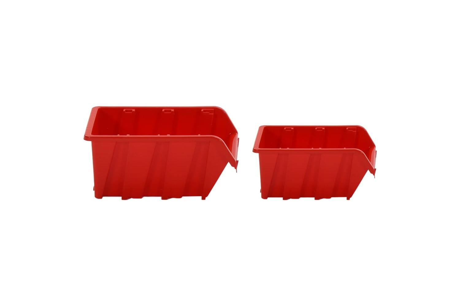 Vidaxl 152203 30 Piece Workshop Shelf Set Red And Black 77x39cm Polypropylene-7