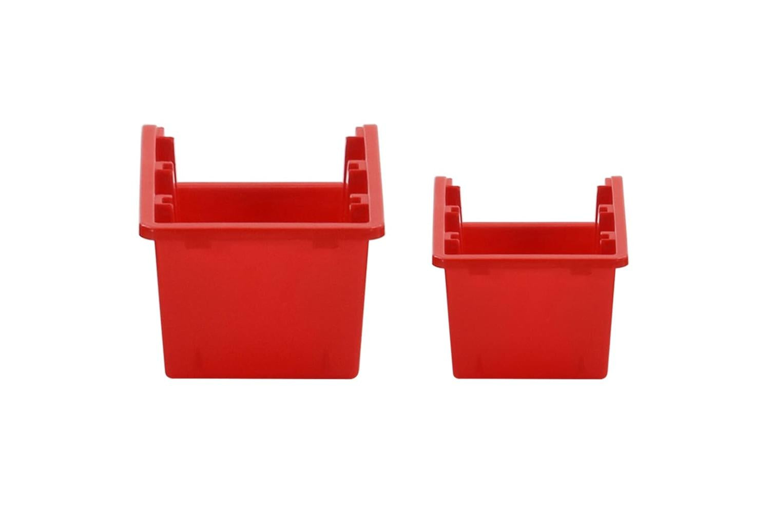 Vidaxl 152203 30 Piece Workshop Shelf Set Red And Black 77x39cm Polypropylene-8