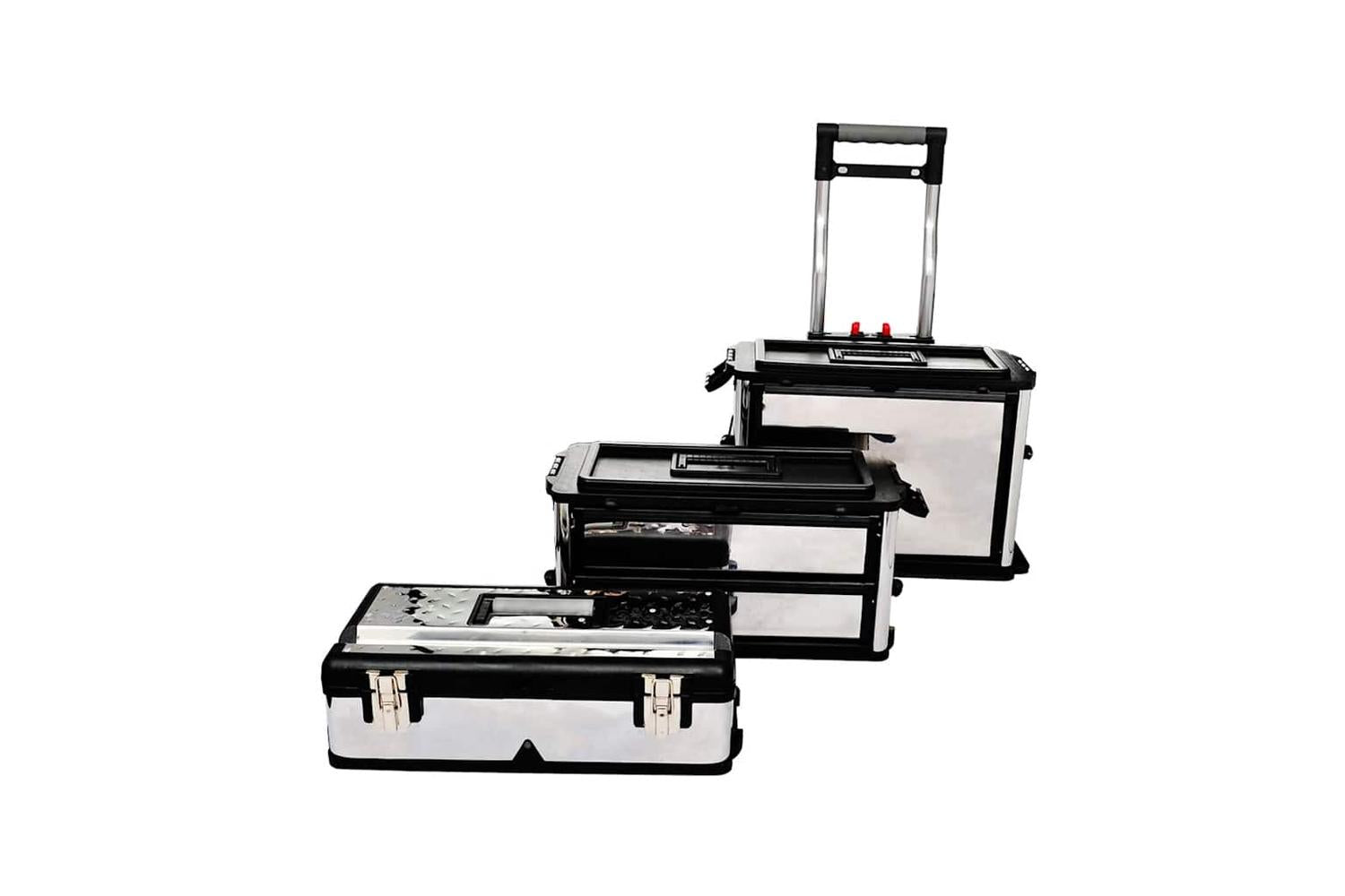 Vidaxl 140301 3-part Rolling Tool Box Replaces 140174-5