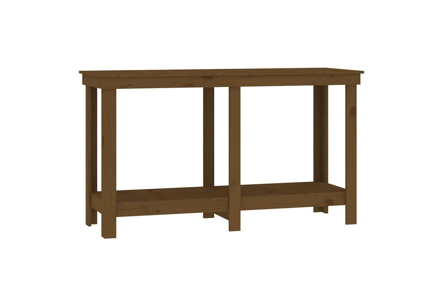 vidaXL 822509 Work Bench Honey Brown 140x50x80cm Solid Wood Pine-2