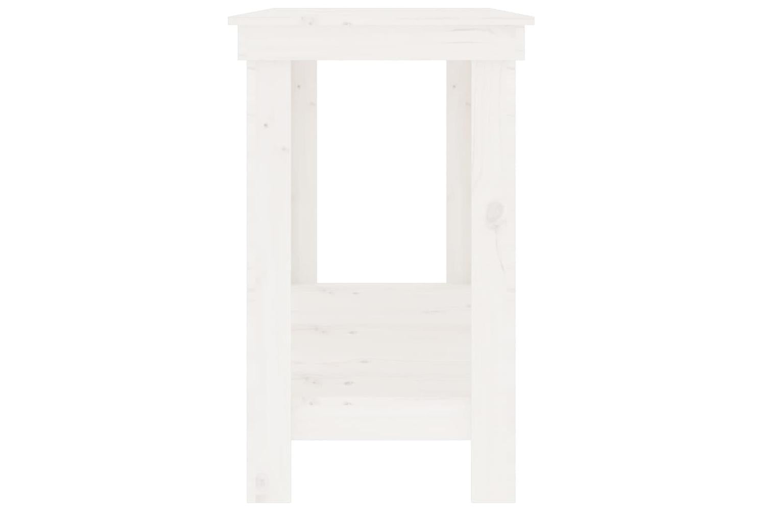vidaXL 822512 Work Bench White 180x50x80cm Solid Wood Pine-6
