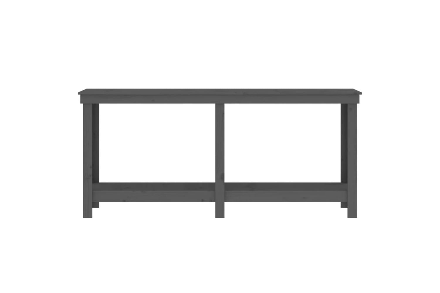 vidaXL 822513 Work Bench Grey 180x50x80cm Solid Wood Pine-5