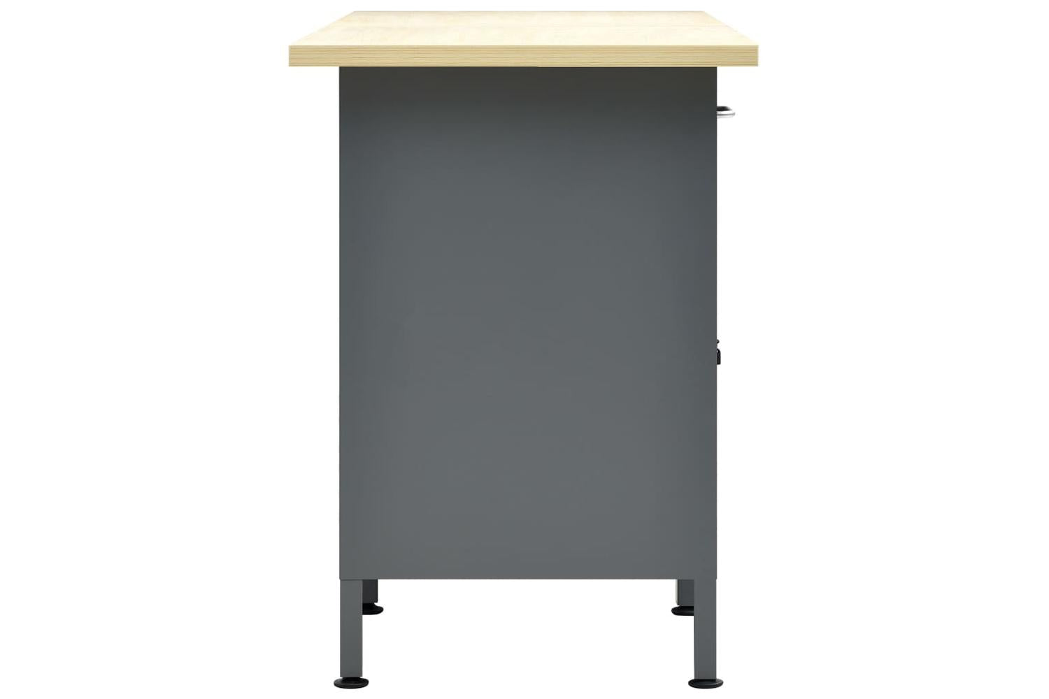 vidaXL 145347 Workbench Black 160x60x85cm Steel-5