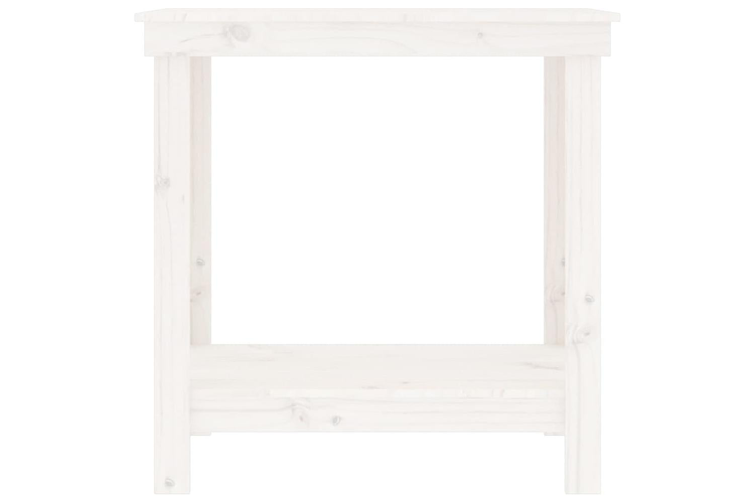 vidaXL 822497 Work Bench White 80x50x80cm Solid Wood Pine-5