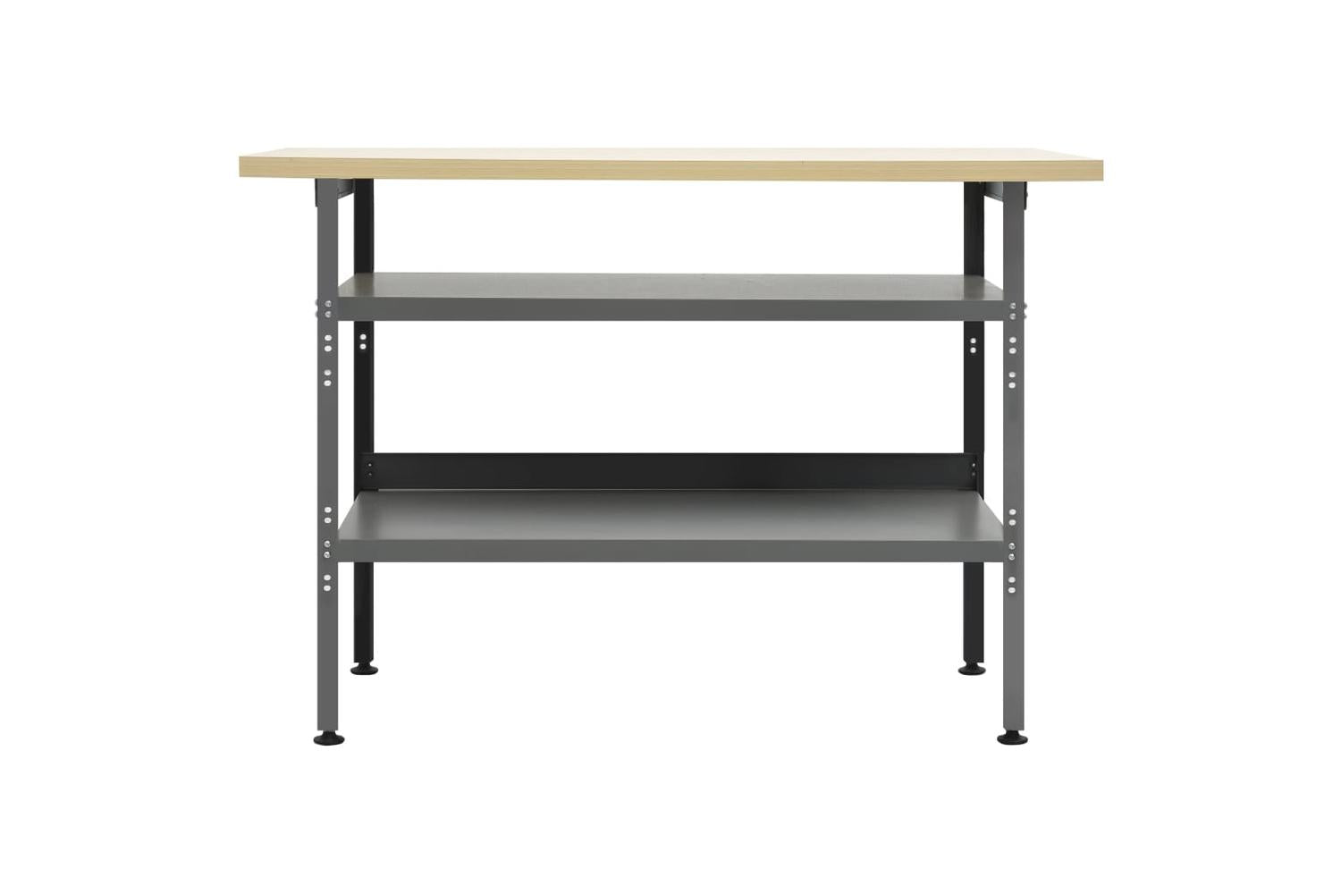 vidaXL 145344 Workbench Grey 120x60x85cm Steel-2