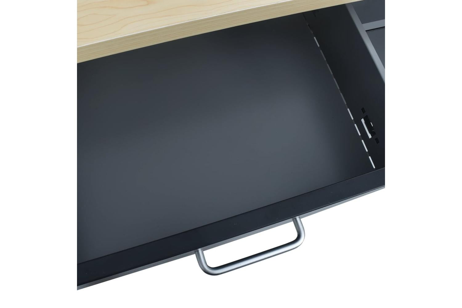 vidaXL 145346 Work Bench | Black-6