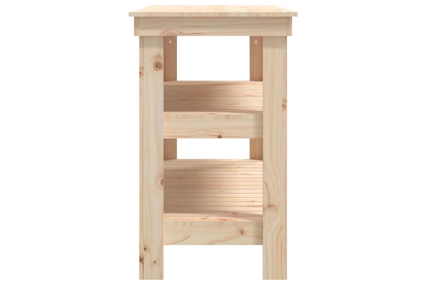 vidaXL 823644 Work Bench 110.5x50x80cm Solid Wood Pine-6