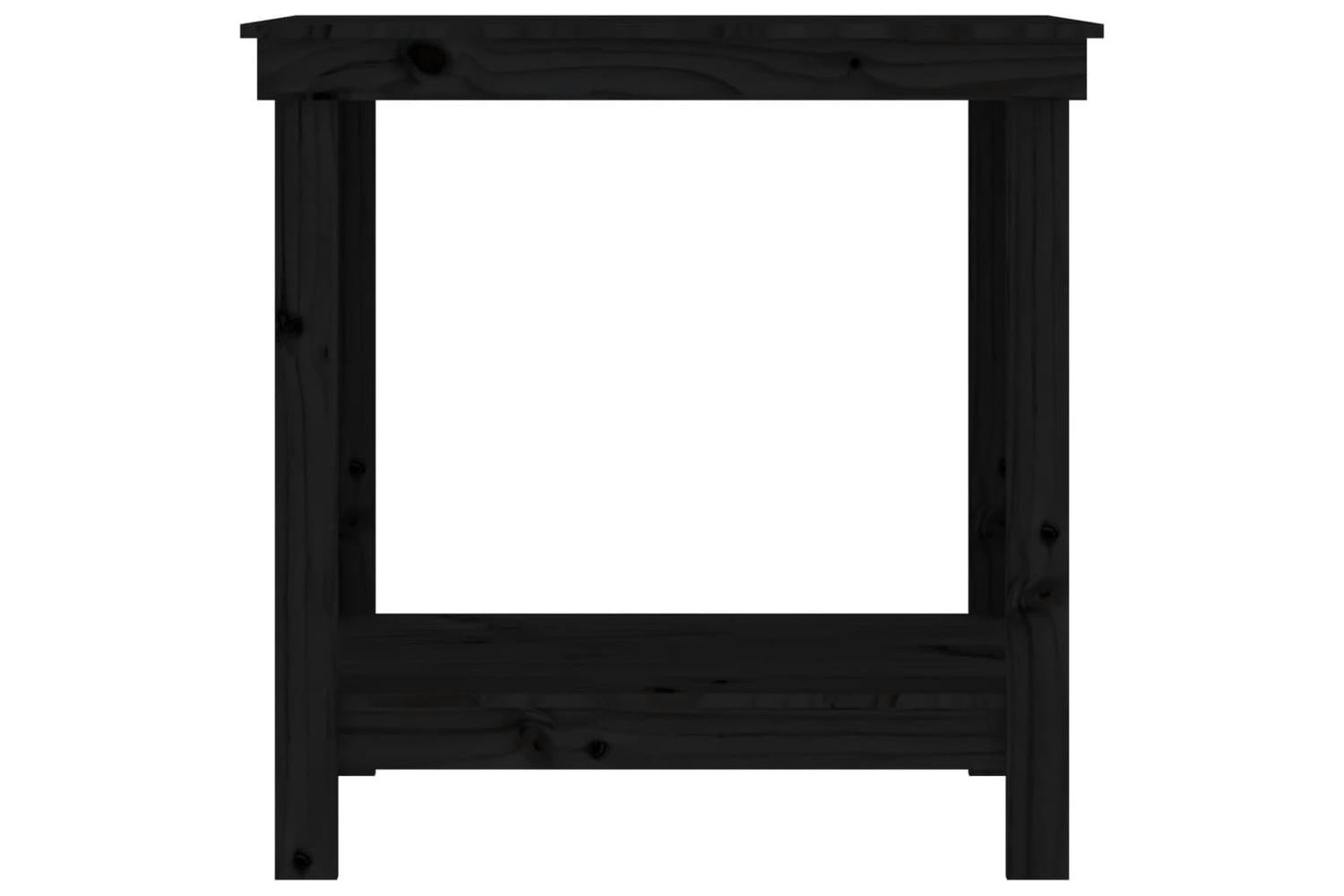 vidaXL 822500 Work Bench Black 80x50x80cm Solid Wood Pine-5