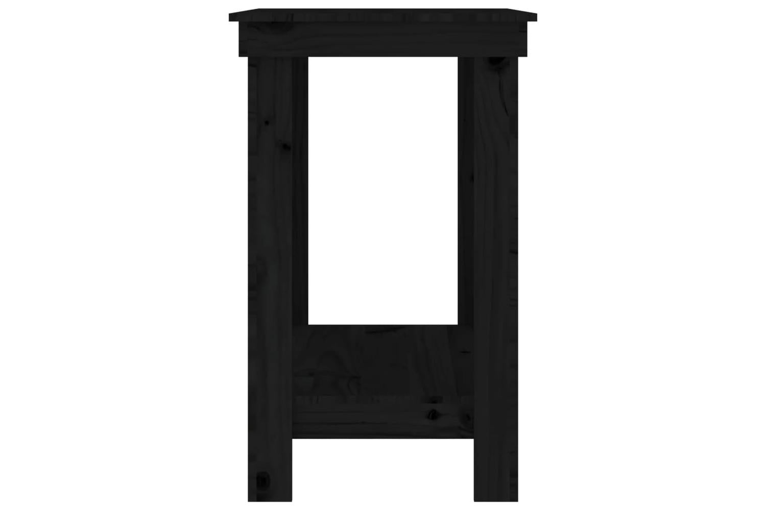 vidaXL 822500 Work Bench Black 80x50x80cm Solid Wood Pine-6