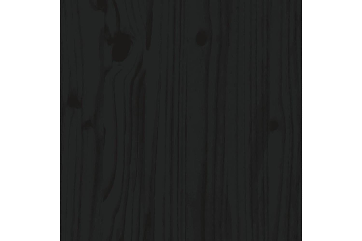 vidaXL 822500 Work Bench Black 80x50x80cm Solid Wood Pine-7