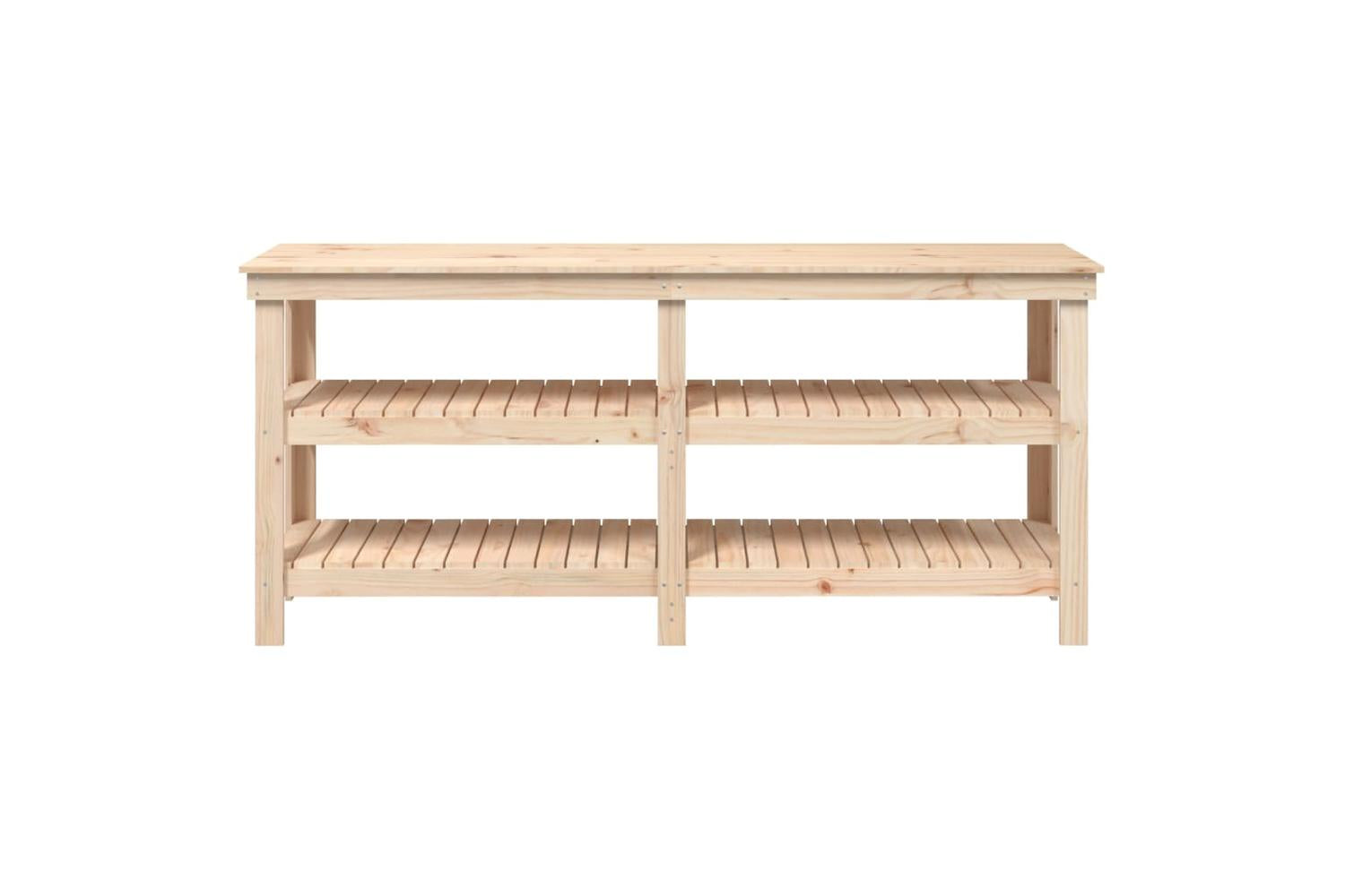 vidaXL 823654 Work Bench 181x50x80cm Solid Wood Pine-5