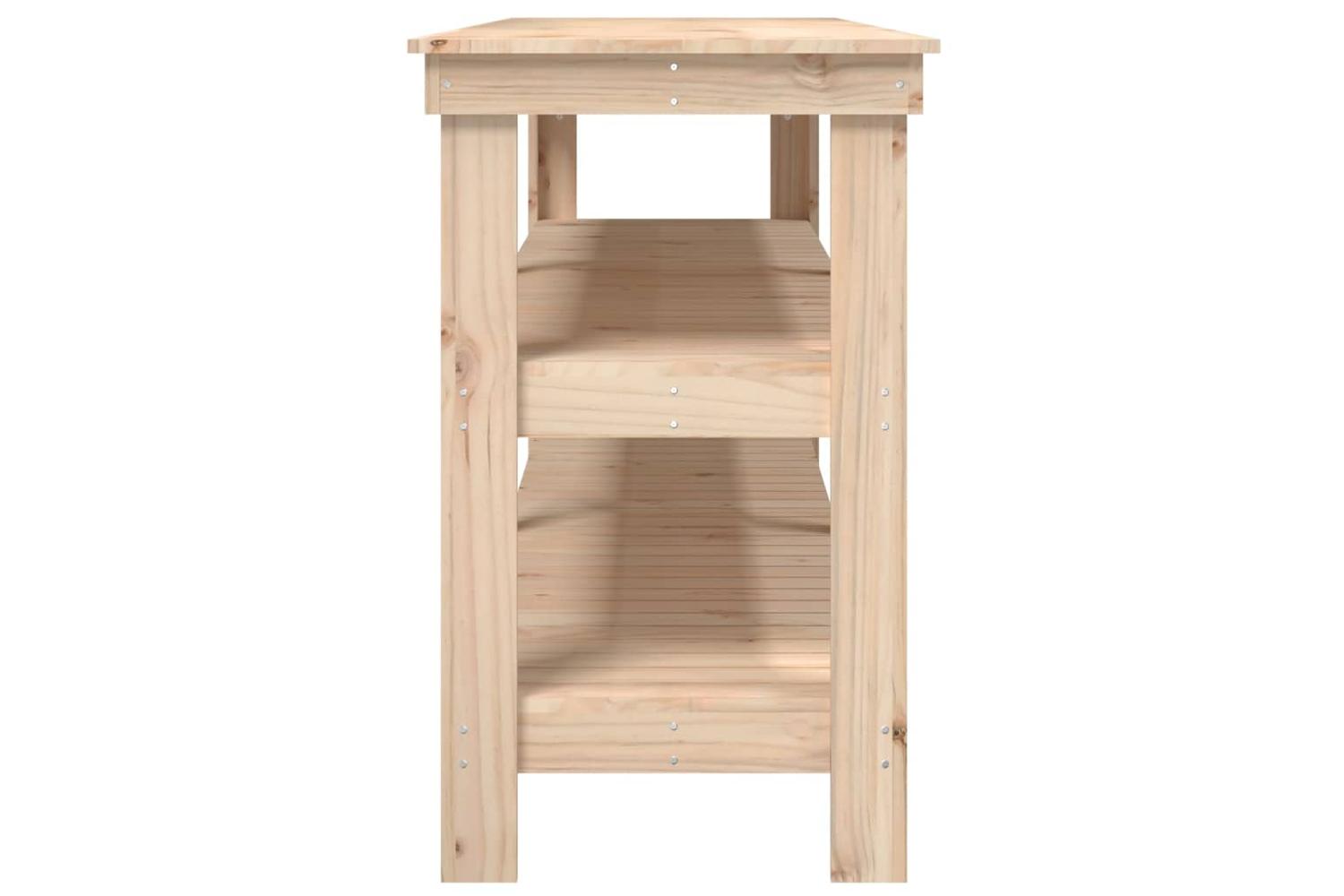 vidaXL 823654 Work Bench 181x50x80cm Solid Wood Pine-6