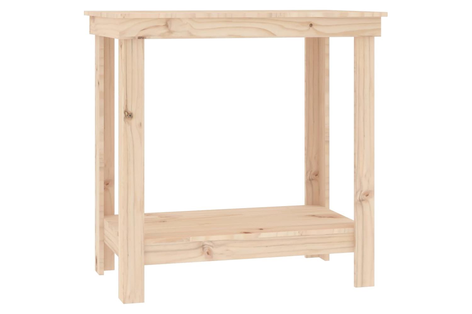 vidaXL 822496 Work Bench 80x50x80cm Solid Wood Pine-2