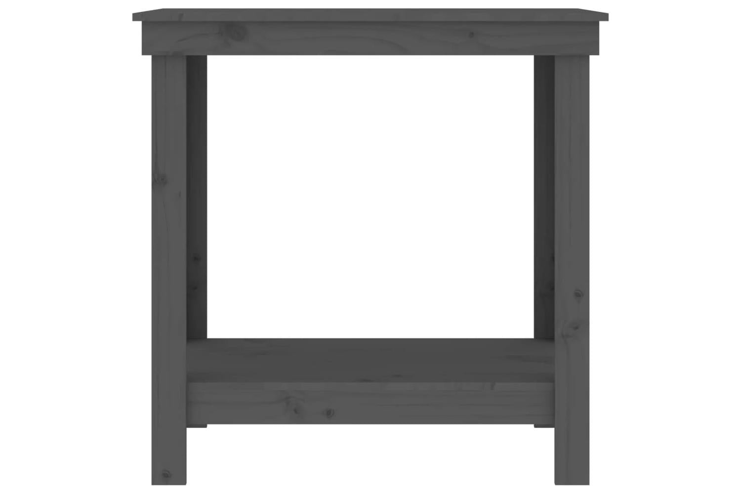 vidaXL 822498 Work Bench Grey 80x50x80cm Solid Wood Pine-5