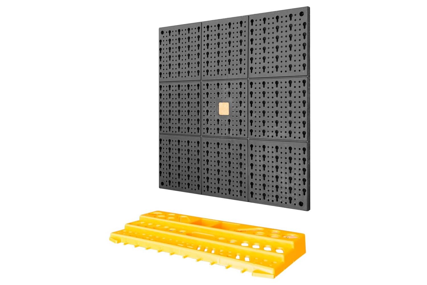 vidaXL 151833 Tool Wall 500x1000mm 50 Hooks Pp-7
