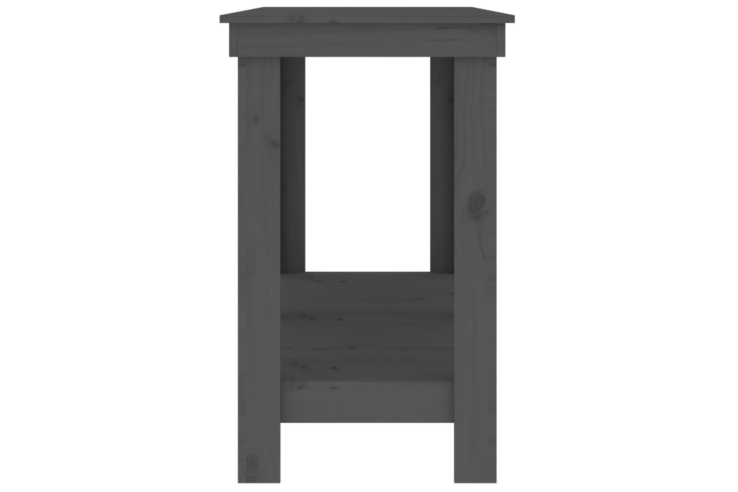 vidaXL 822508 Work Bench Grey 140x50x80cm Solid Wood Pine-6