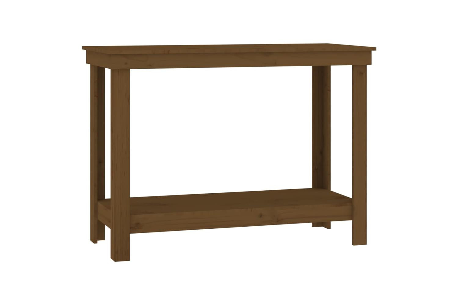 vidaXL 822504 Work Bench Honey Brown 110x50x80cm Solid Wood Pine-2