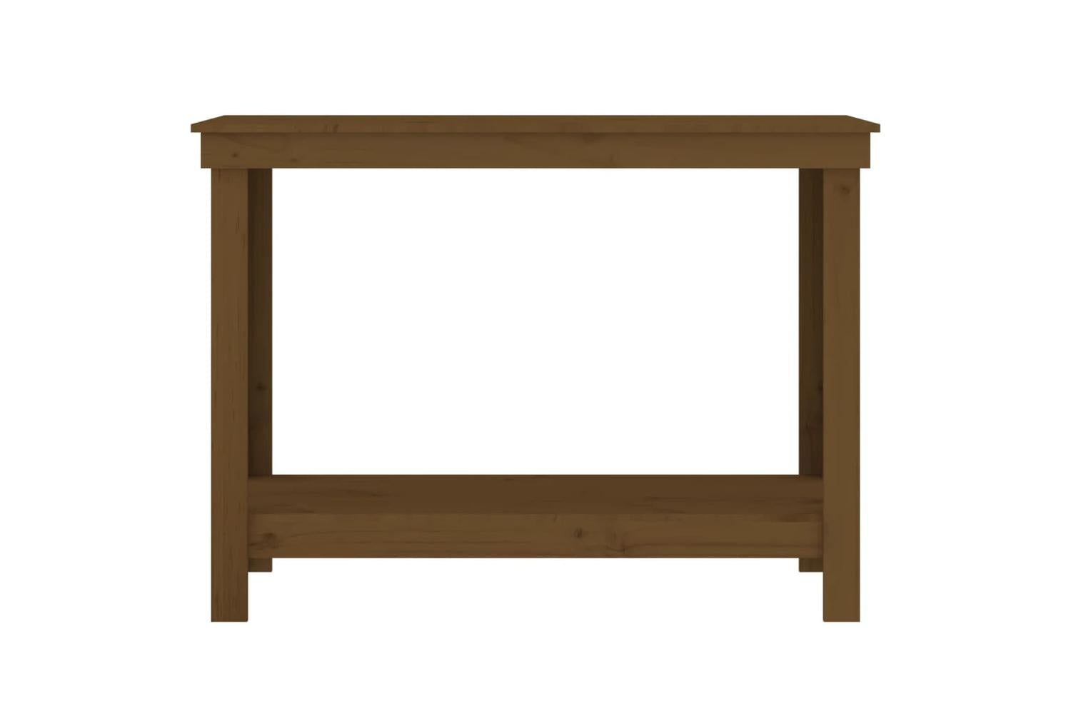 vidaXL 822504 Work Bench Honey Brown 110x50x80cm Solid Wood Pine-5