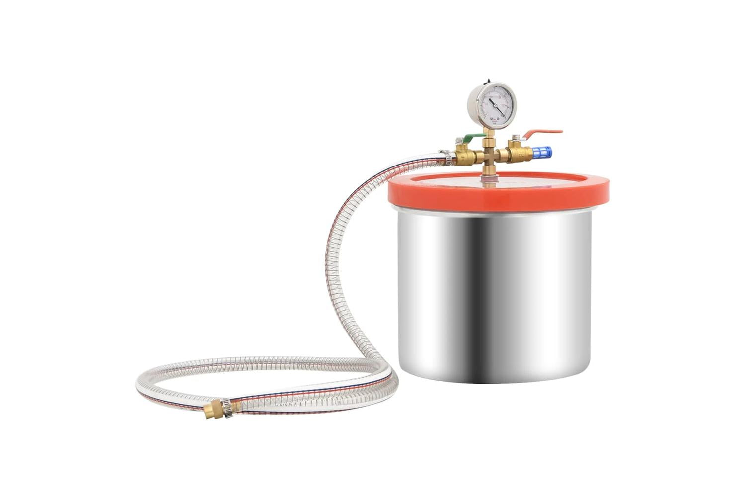 Vidaxl 3100542 Vacuum Chamber With 2-stage Pump 7.4 L-10