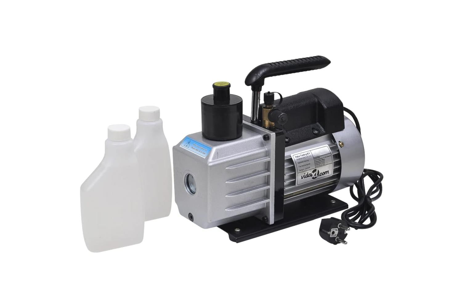 Vidaxl 3100537 Vacuum Chamber With 2-stage Pump 3.7 L-2