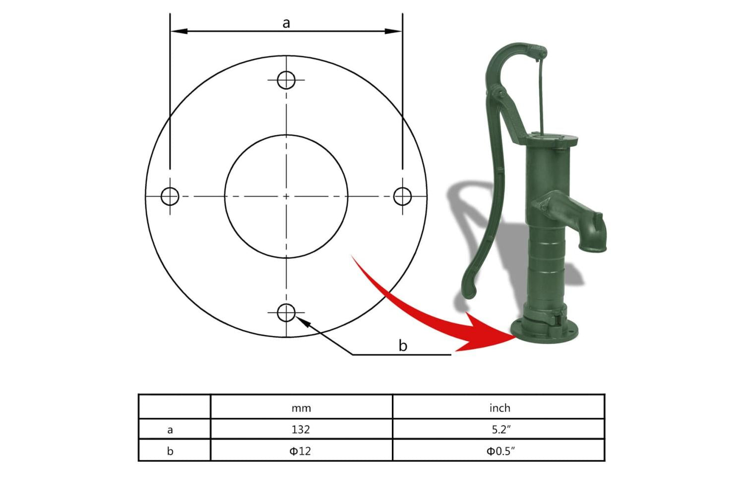 Vidaxl 270167 Garden Water Pump With Stand-7