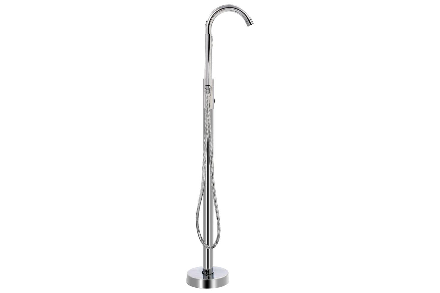 vidaXL 145091 Freestanding Bathtub Faucet Stainless Steel 118.5cm-3