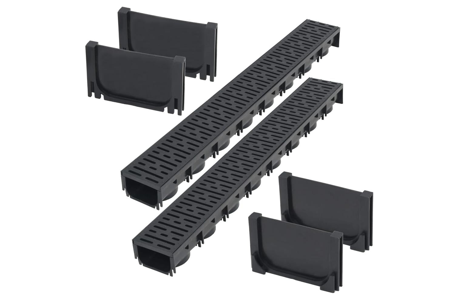 Vidaxl 275500 Drainage Channels Plastic 2 M