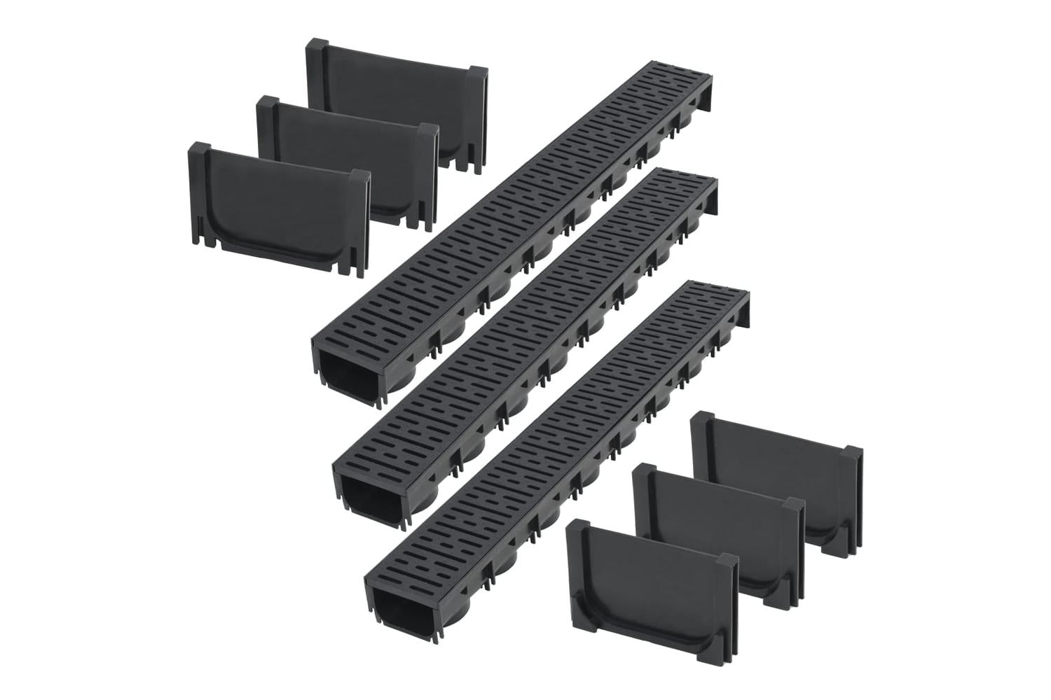 Vidaxl 275501 Drainage Channels Plastic 3 M