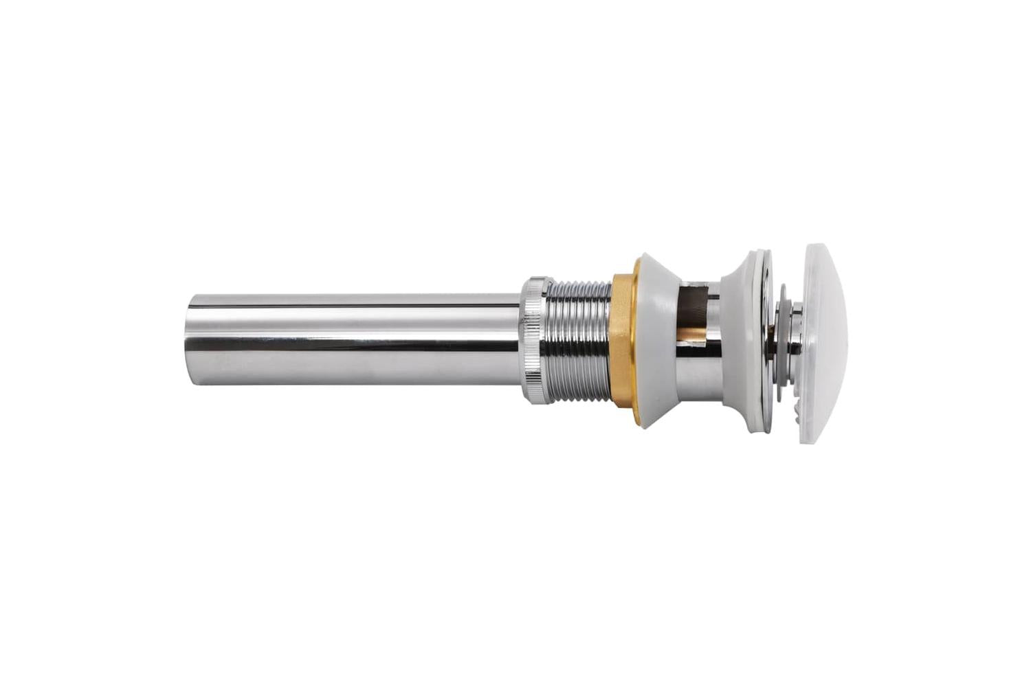 Vidaxl 180058 Pop Up Sink Drain Stainless Steel-4