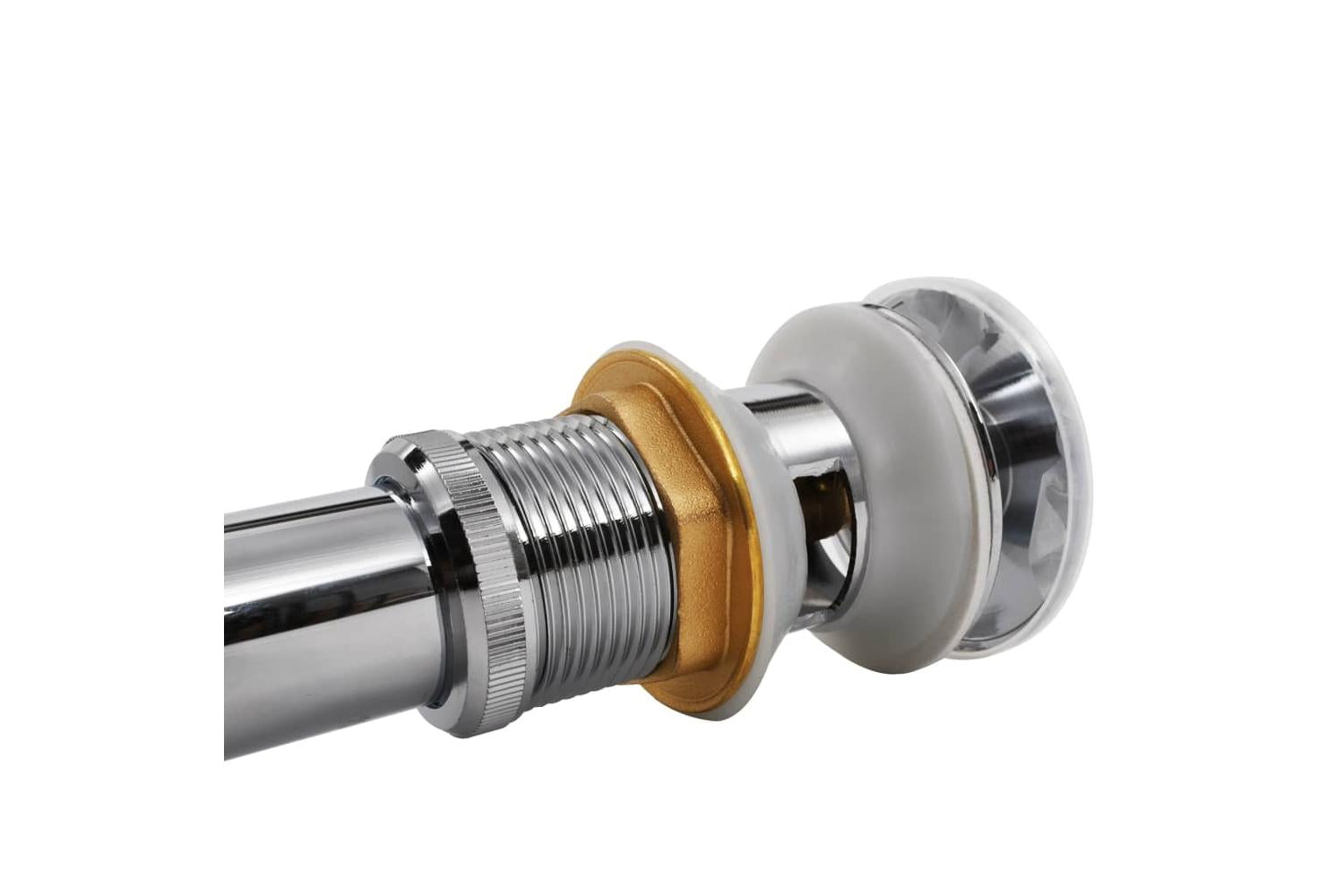 Vidaxl 180058 Pop Up Sink Drain Stainless Steel-5