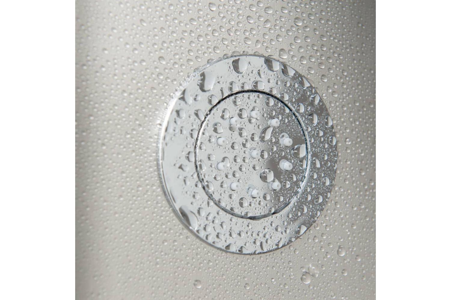 Schutte 429386 Shower Panel Sansibar Stainless Steel Colour-3